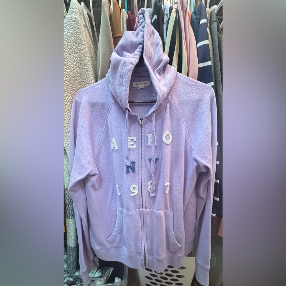 Aeropostale Lavender Fleece Jacket